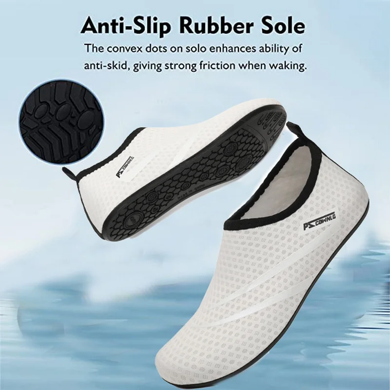 Zapatos de buceo para mujer, zapatos acuáticos para hombre, playa, natación, calcetines para deportes acuáticos, zapatillas descalzas, Fitness, baile, natación, surf, snorkel