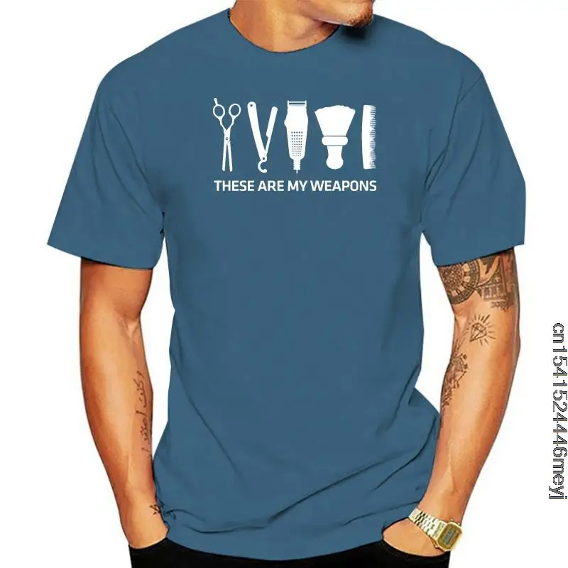 Camiseta de moda para mujer, estilo veraniego, armas de barberos, estas son mis estándares, 2022