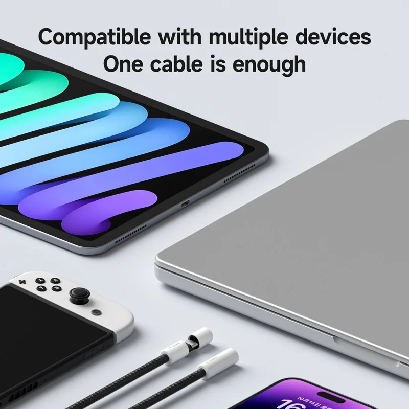 Hagibis Cable USB C a USB C con tapa protectora Cable tipo C de 240W PD 3,1 Cable de carga rápida para iPhone 16 17 Macbook Pro iPad