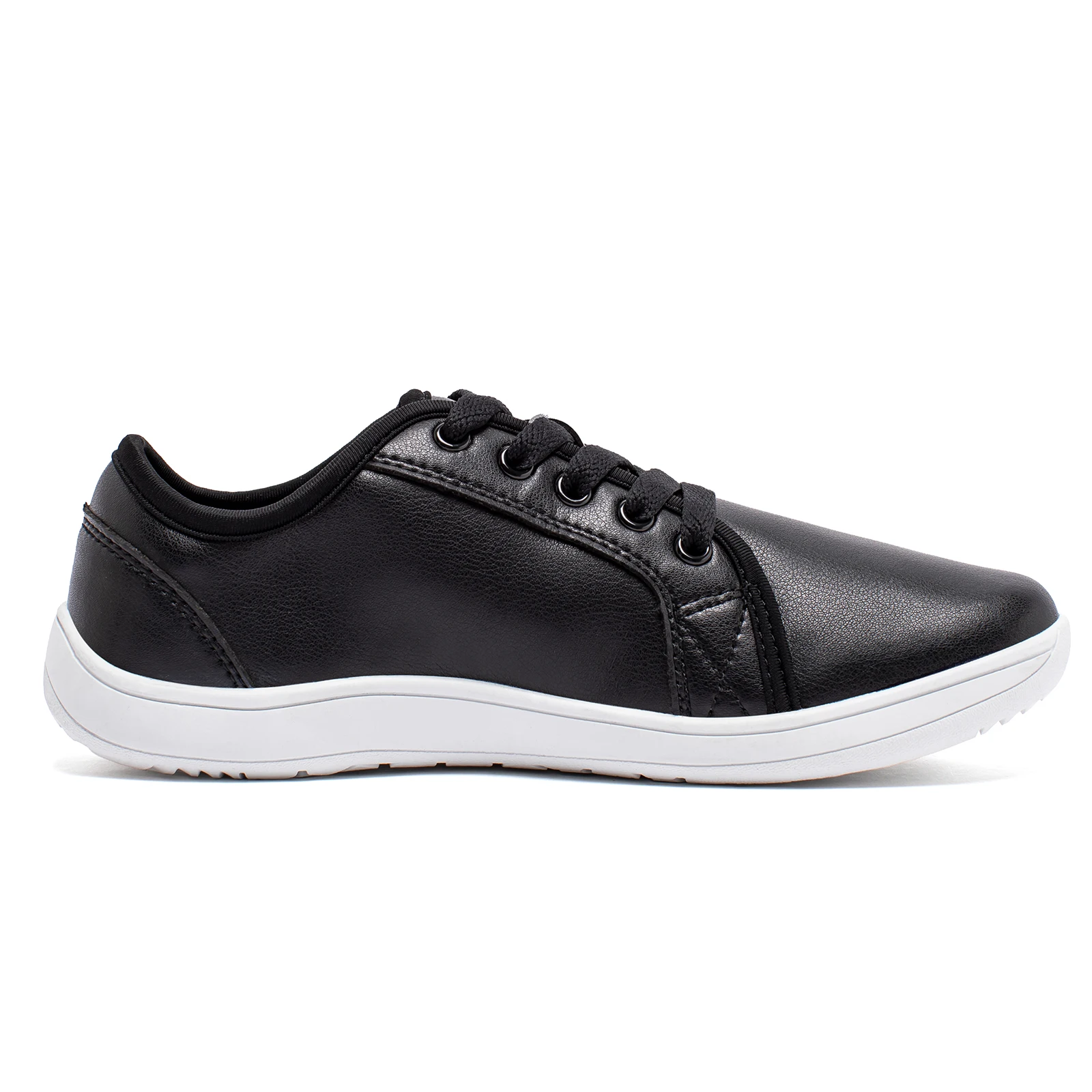 HOBIBEAR Zapatos minimalistas para hombres y mujeres, zapatos de punta ancha descalzos sin caída, zapatillas ligeras informales de cuero Artificial para caminar