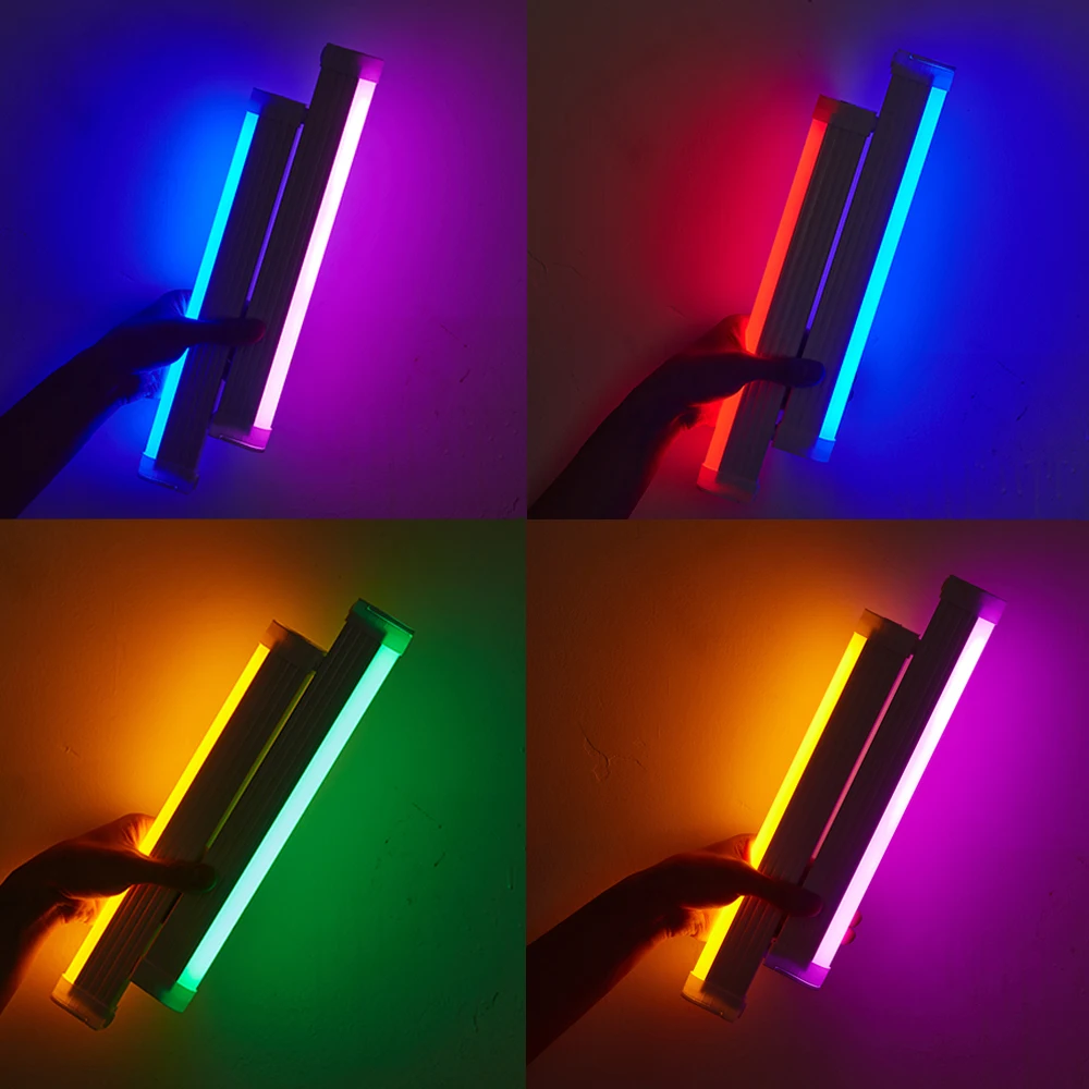 Varita de luz LED para vídeo, luz de relleno colgante de mano, lámpara de fotografía, lámpara de noche recargable, palo de luz para transmisión en vivo de Vlog