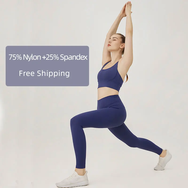 Conjunto de Yoga, Sujetador deportivo y mallas para mujer, conjunto de 2 piezas para trotar, conjunto deportivo de yoga para mujer, conjunto de gimnasio, ropa deportiva para mujer