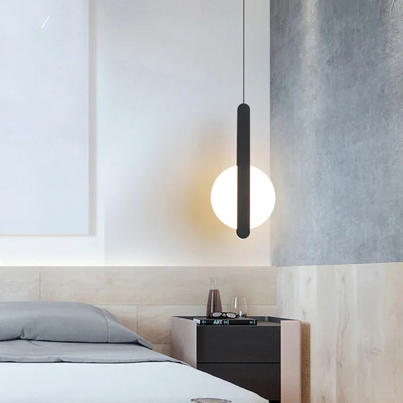Luces colgantes LED, lámpara colgante moderna, candelabros, iluminación interior, decoración del hogar para sala de estar, dormitorio, lámpara de noche