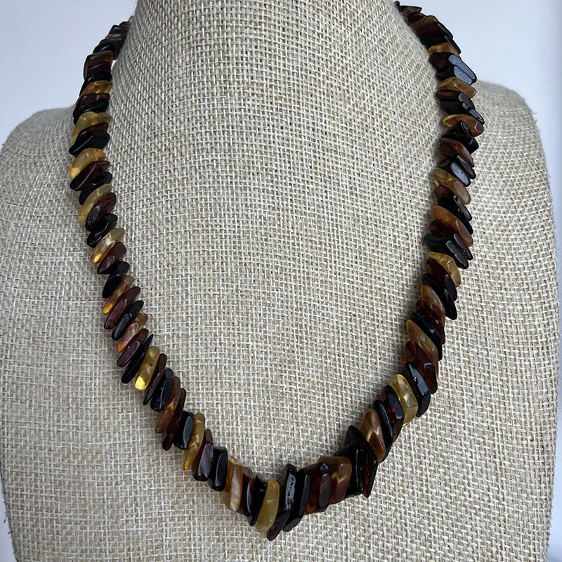 Yoowei-collar de ámbar 100% Natural para regalo, cuentas médicas originales bálticas europeas, hermoso proveedor de joyería curativa única