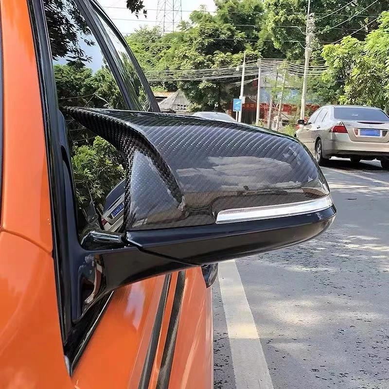 2014-2019 para BMW 1 2 4 3 Series GT F20 F21 F22 F23 F30 F31 F32 F33 F34 F35 F36 X1 E84 M2 F87 reemplazar la cubierta del espejo de fibra de carbono