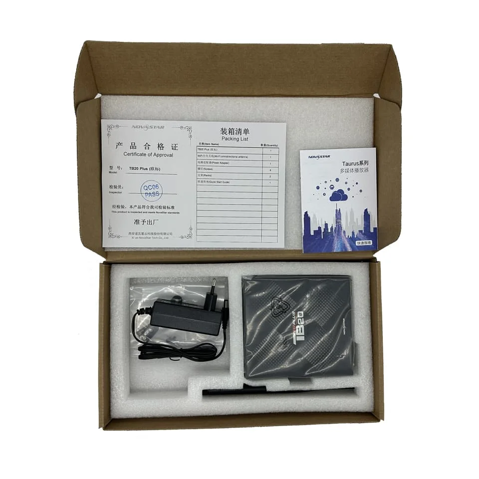 Nueva Versión Novastar TB20 Plus, Caja de Control Sincrónico/Asincrónico, Reproductor Multimedia, Tarjeta de Envío
