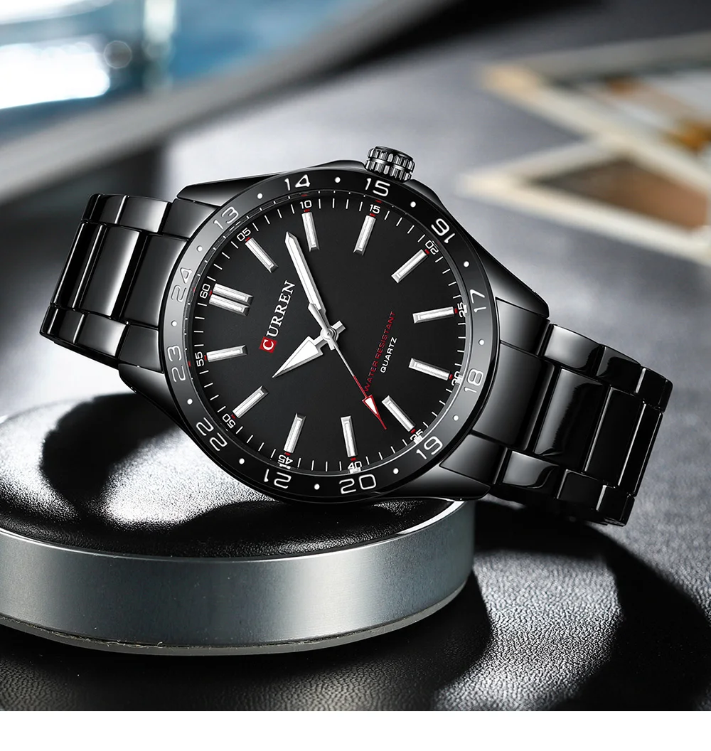 Reloj CURREN 8452 de cuarzo ultrafino para hombre, reloj de pulsera Simple Hodinky de acero inoxidable a la moda para hombre, reloj Masculino 2025