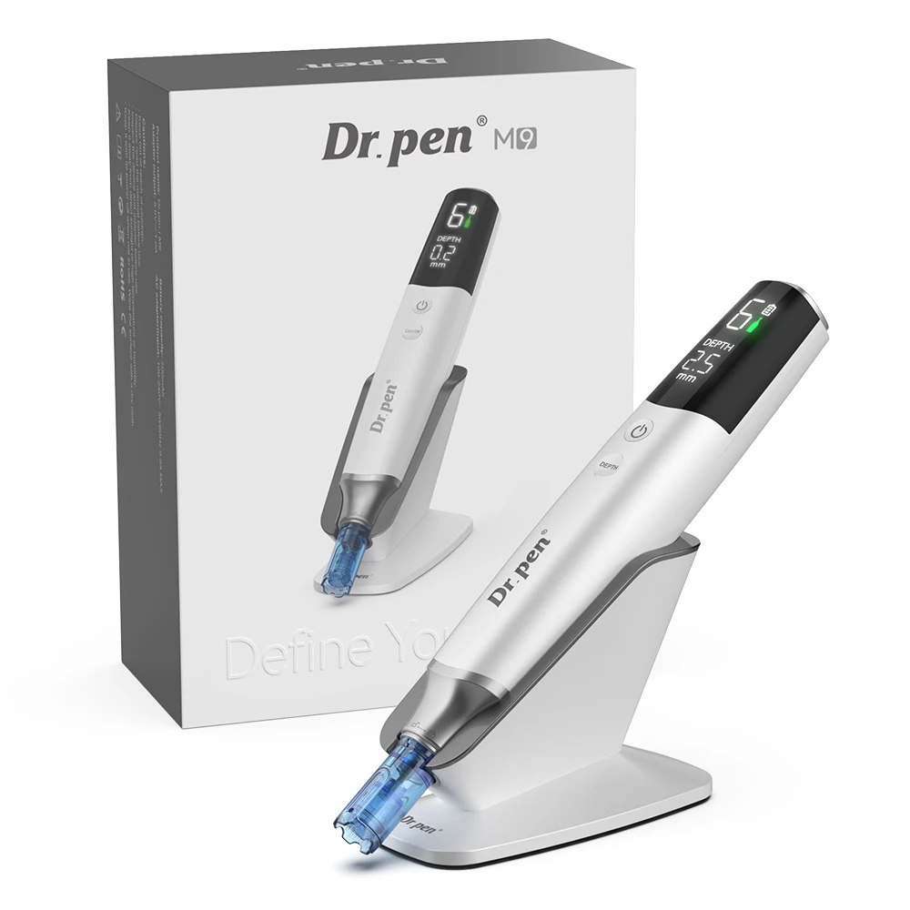 Dr. Pen M9 Nueva Serie. Es un Dr. Pen completamente nuevo, modelo M9 con 18 pines, 2 unidades / Longitud 0.25 mm