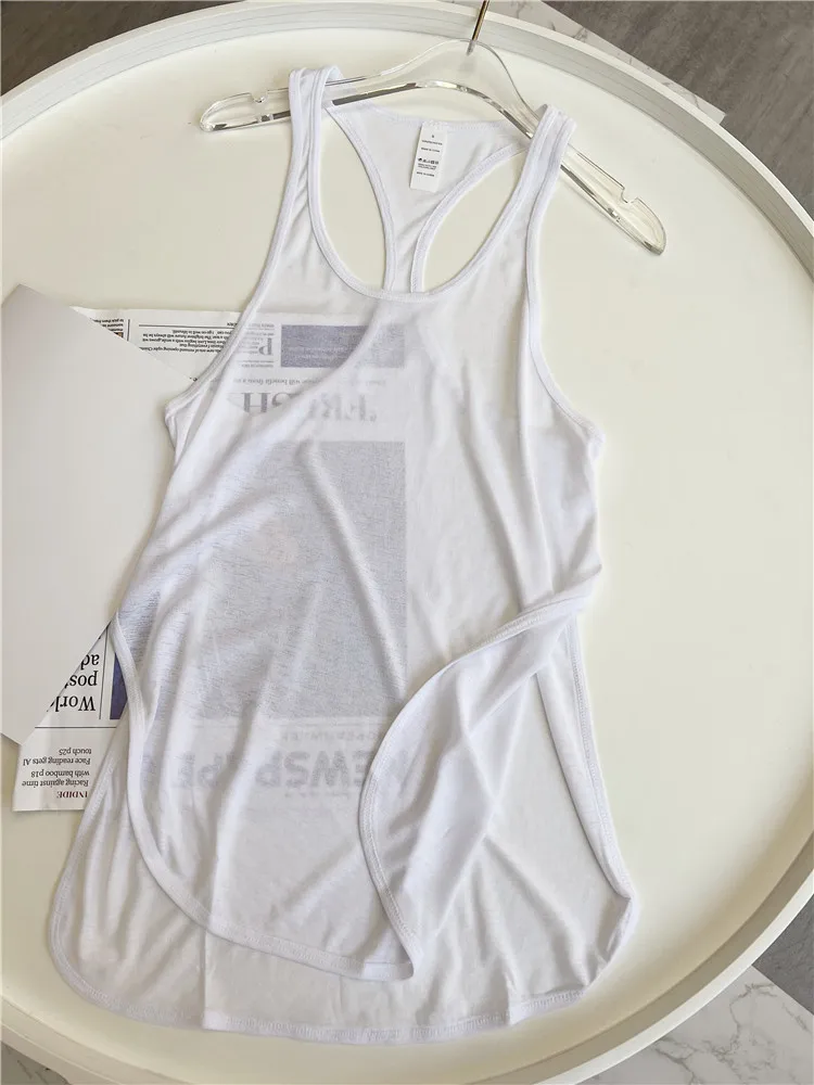 Chaleco deportivo suave de secado rápido para exteriores, camiseta sin mangas para Yoga, gimnasio, entrenamiento, Top para correr, Fitness, Halter para mujer
