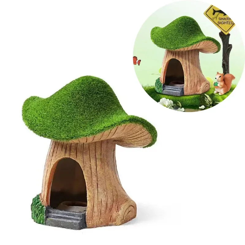 Casa creativa, decoración de acuario, paisaje, pecera acuática, adorno, decoración, cristal de alta calidad, camarones, Dodge, casa, refugio