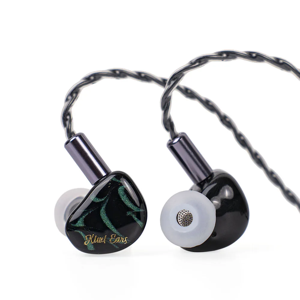 Linsoul Kiwi Ears Cadenza 10 mm Berilio Controlador dinámico IEM 3D impreso con enchufe intercambiable desmontable Cable IEM de 2 pines y 3,5 mm