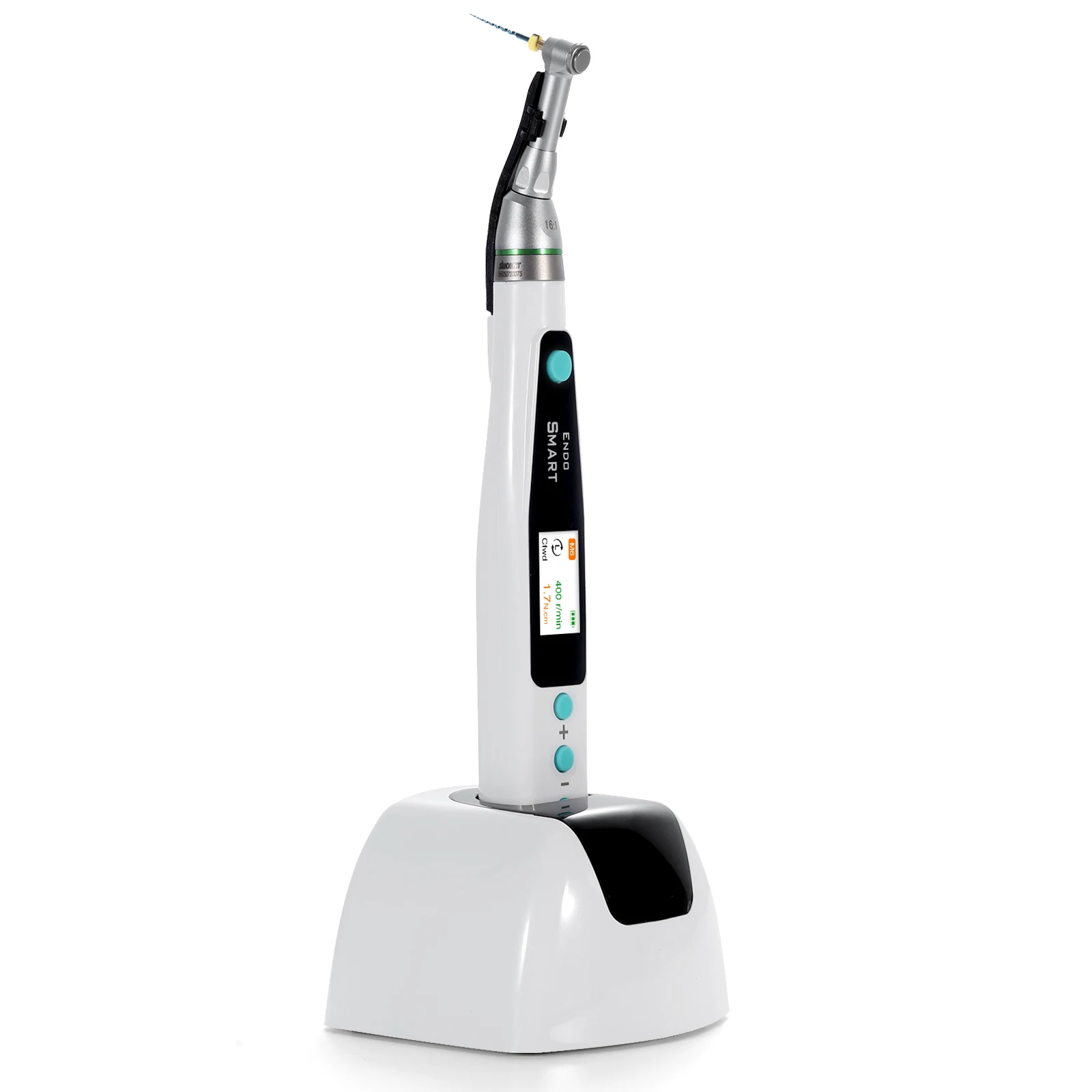 SANDENT Dental Endodoncia Inalámbrico LED Endo Motor 16:1 Contraángulo Pieza de Mano para Terapia de Canal radicular