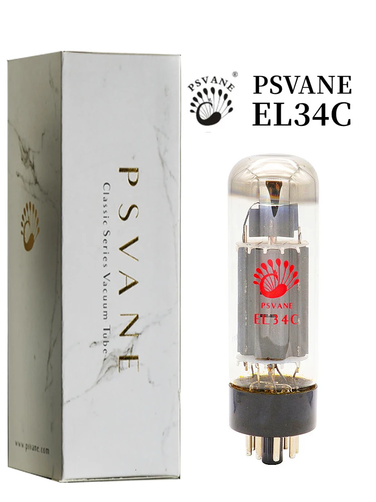 PSVANE EL34C tubos de Audio HIFI tubo de vacío reemplaza EL34 EL34B 5881 6L6G 6CA7 6P3P KT77 precisión de fábrica combinada y probada