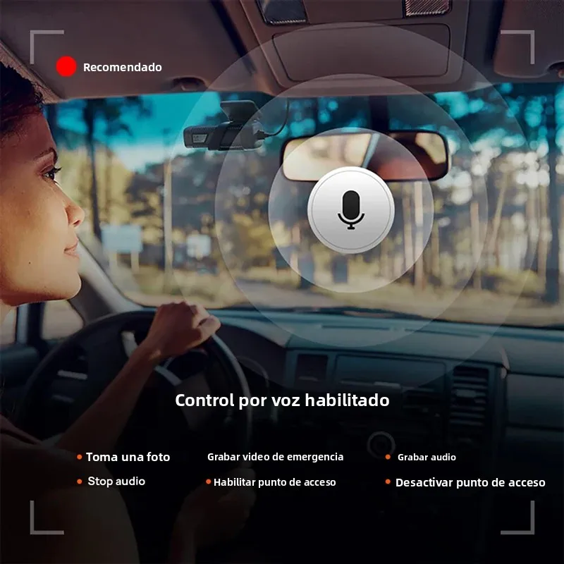 Cámara para Auto 70mai Dash Cam M500 1944P 170FOV, Grabadora DVR con GPS, ADAS, Monitor de Estacionamiento 24H, Almacenamiento EMMC Integrado