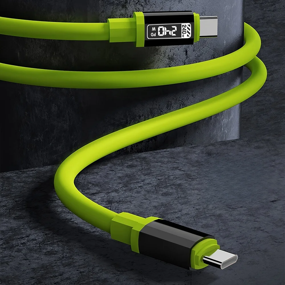 Cable USB tipo C, cargador de teléfono con carga rápida PD, cable de datos para iPhone, Samsung, Xiaomi y Huawei. Cable USB C a USB C para carga rápida y transferencia de datos.