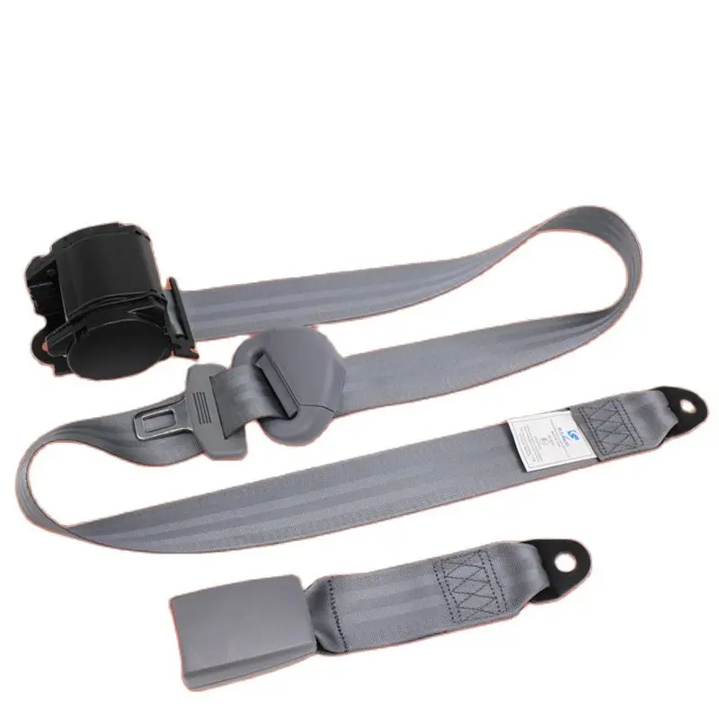 Cinturones de seguridad retráctiles ajustables universales, cinturón de seguridad de tres puntos, cinturón de seguridad telescópico automático para automóvil