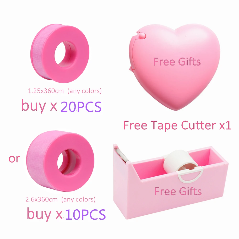 NUEVO Paquete de 20 Rollos de Cinta de Gel de Silicona No Tejida, para Piel Sensible, Multiusos, Transpirable, Microporosa, Parches de Gel de Color para Ojos y Maquillaje
