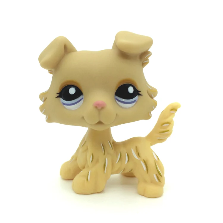 LPS CAT Rare Pet Shop Toys Stands Figuras de Colección Antiguas de Animales Adorables: Gato de Pelo Corto, Gatito, Cachorro Husky, Perro, Zorro