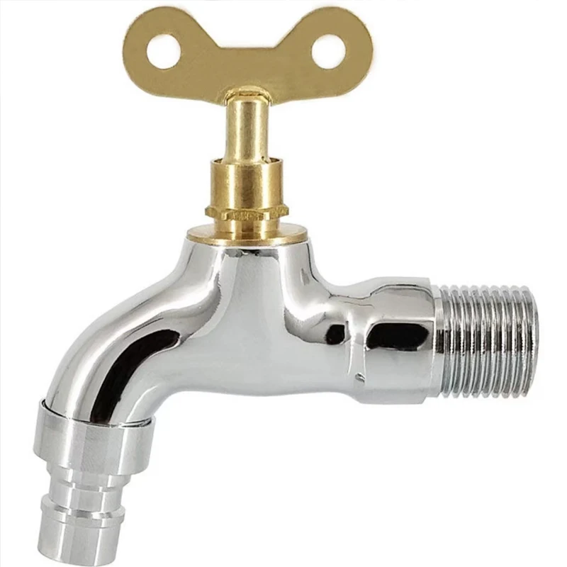 Grifo de agua portátil para el hogar, llave de bloqueo, antirrobo, para cocina y exterior