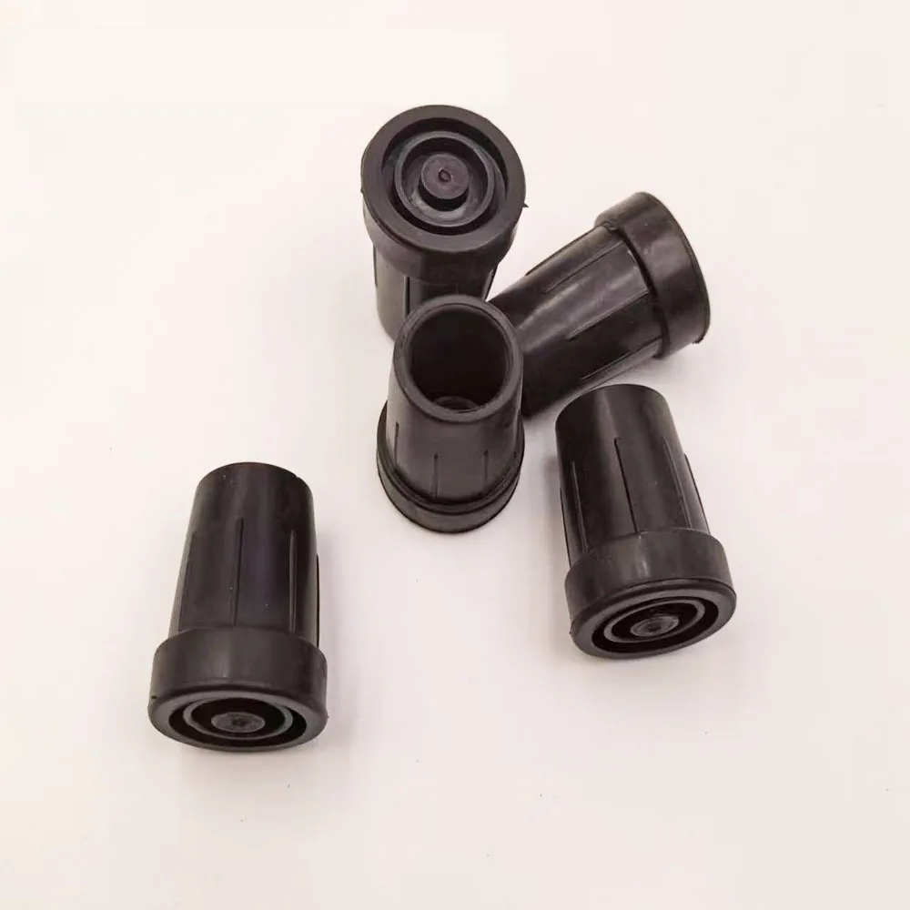 Punta de goma antideslizante y resistente al desgaste para muletas de ancianos, estable, anticaída, con absorción de impactos, duradera y engrosada