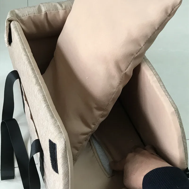 Cama para Perro en el Asiento del Coche, Cama Central para Perro en el Coche, Transportín Portátil para Perros Pequeños y Gatos, Bolsa de Viaje Segura, Accesorios para Perros