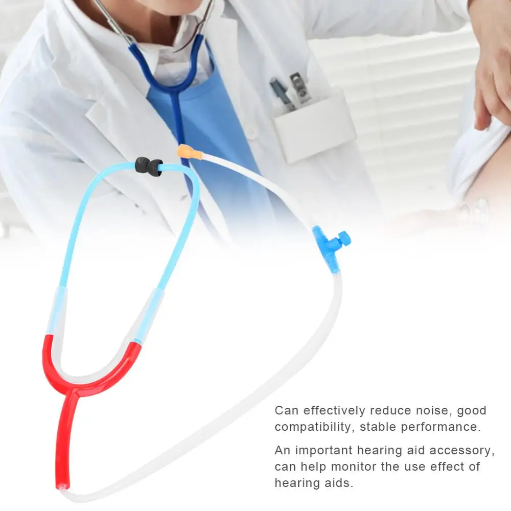 Estetoscopio Binaural de 4 Colores con Reducción de Ruido, Auriculares Médicos para Detección Auditiva, Herramientas Auxiliares de Salud