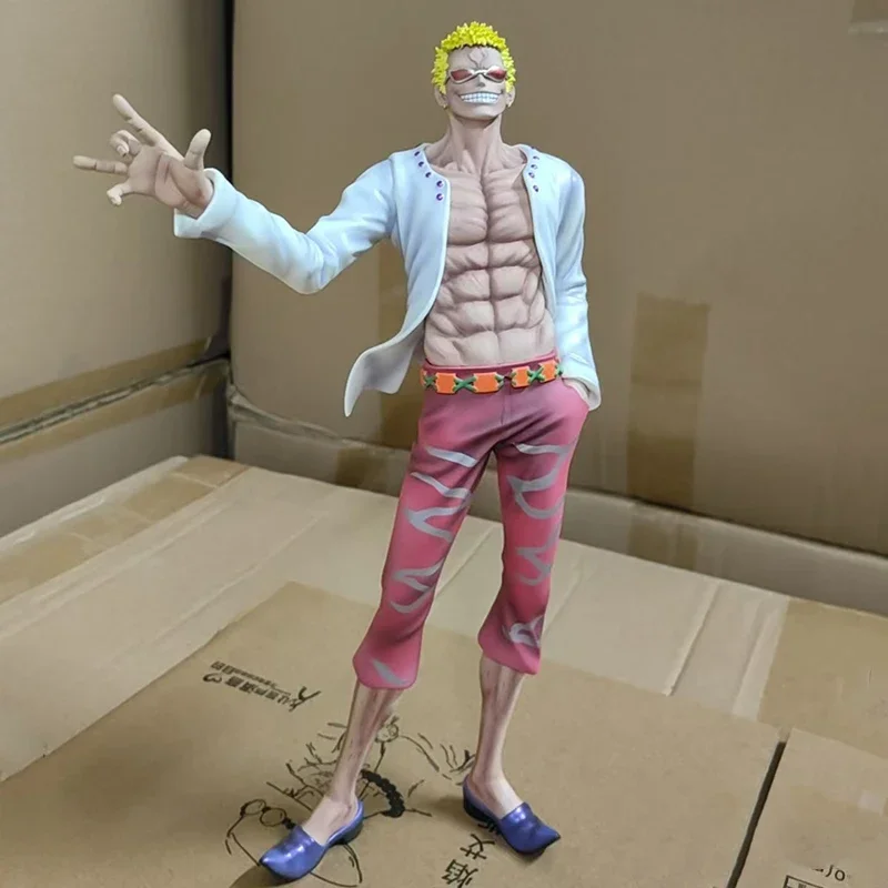 Figura de Anime de una pieza de 29cm, figura de acción de Donquixote Doflamingo, modelo de Pvc, estatua, colección de muñecos, adornos de decoración, juguetes de regalo