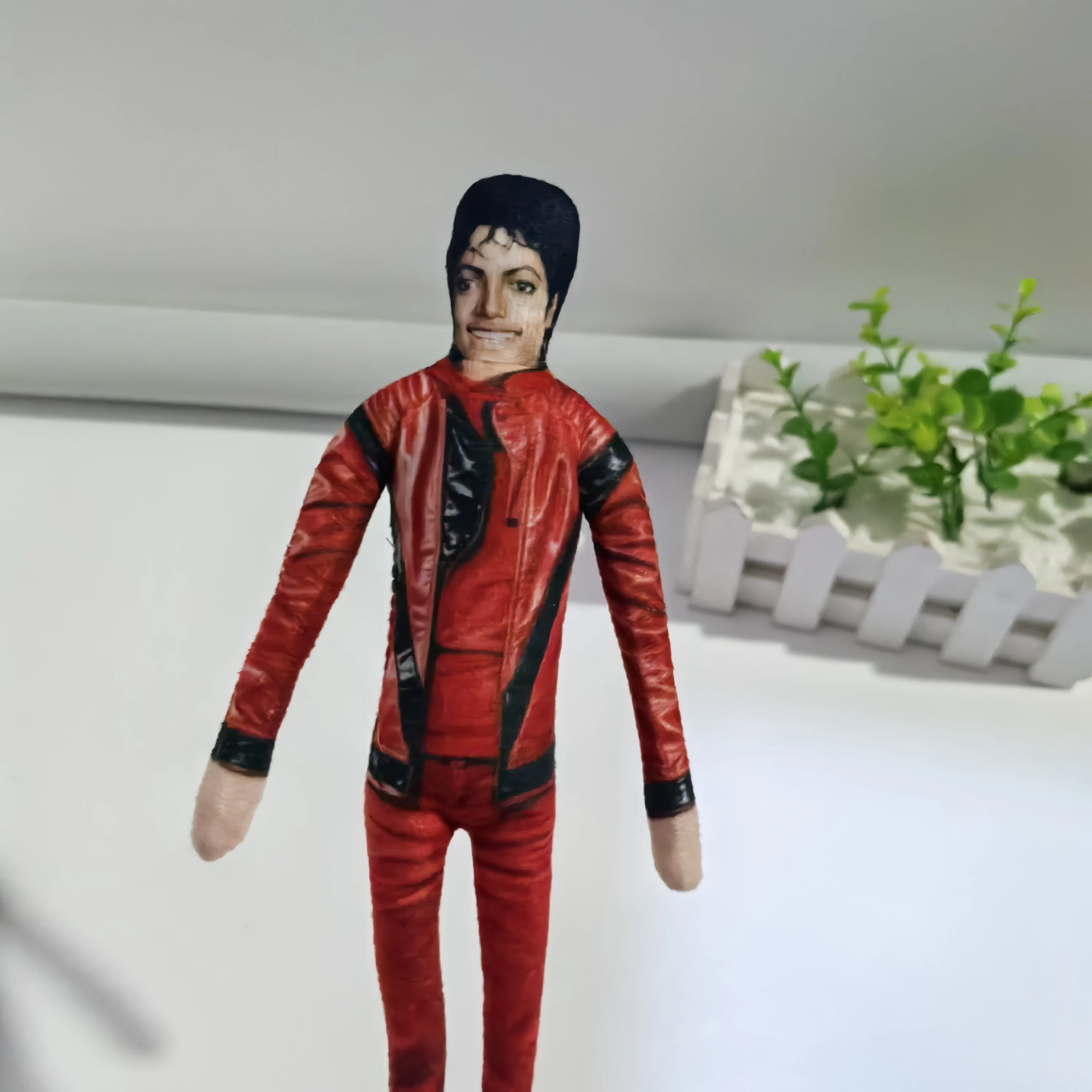 Muñeco de Peluche Flexible de Michael Jackson con Armazón de Alambre, Muñeco Articulado de MJ, Muñeco Abstracto de Rat Jerky, Rey del Pop, Juguete Coleccionable, Regalo para Fans