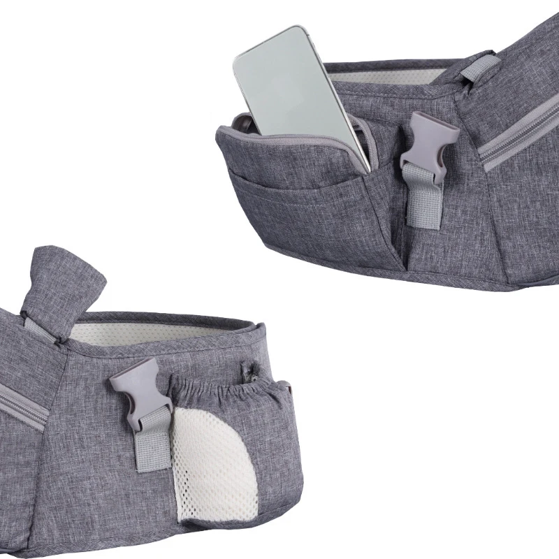 Portabebés ergonómico portátil para chico, asiento de cadera, taburete de cintura, cabestrillo frontal, portabebés de canguro para equipo de bebé