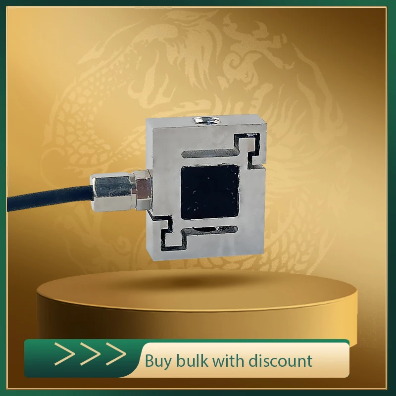 Sensor de Celda de Carga Tipo S, Capacidad de 5kg-50kg, Alta Repetibilidad 2.0±10% MV/V de Salida, ±0.1% de Histéresis, IP66, Amplio Rango de Temperatura