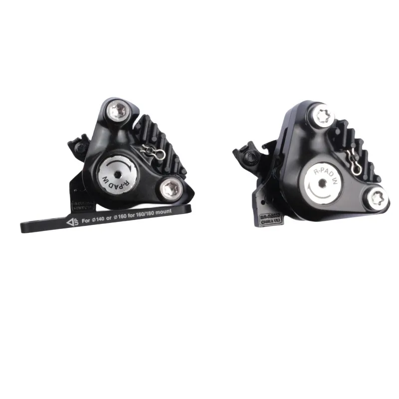 Shimano RS305 freno de montaje plano freno de disco mecánico delantero trasero con pastillas L05A para bicicleta de carretera BR-RS305 pinza trasera negra