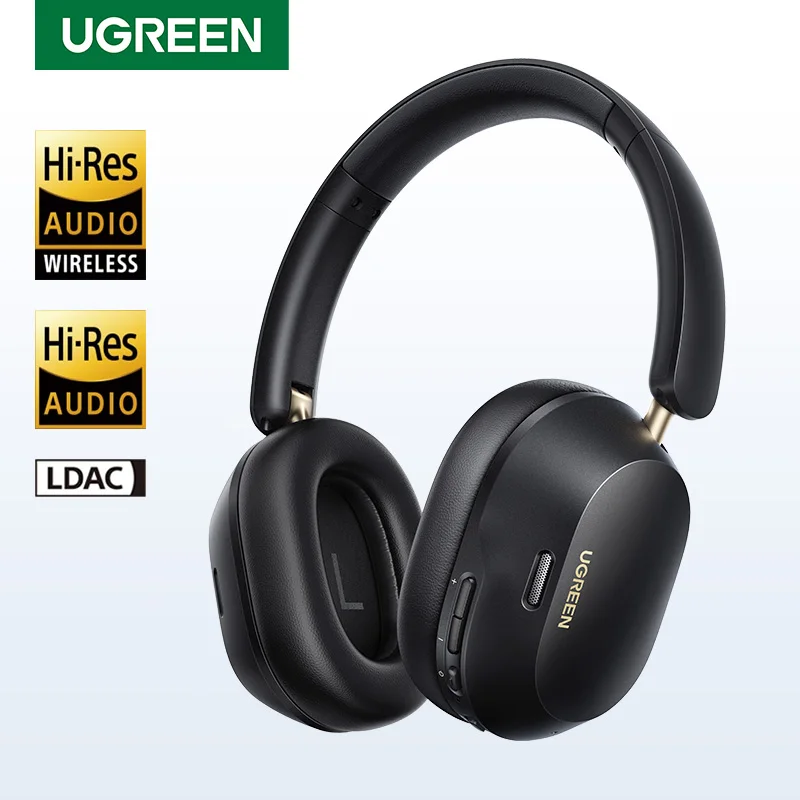 UGREEN Max5c auriculares inalámbricos Bluetooth ANC 43dB cancelación activa de ruido alta resolución LDAC 75H auriculares de Audio espacial