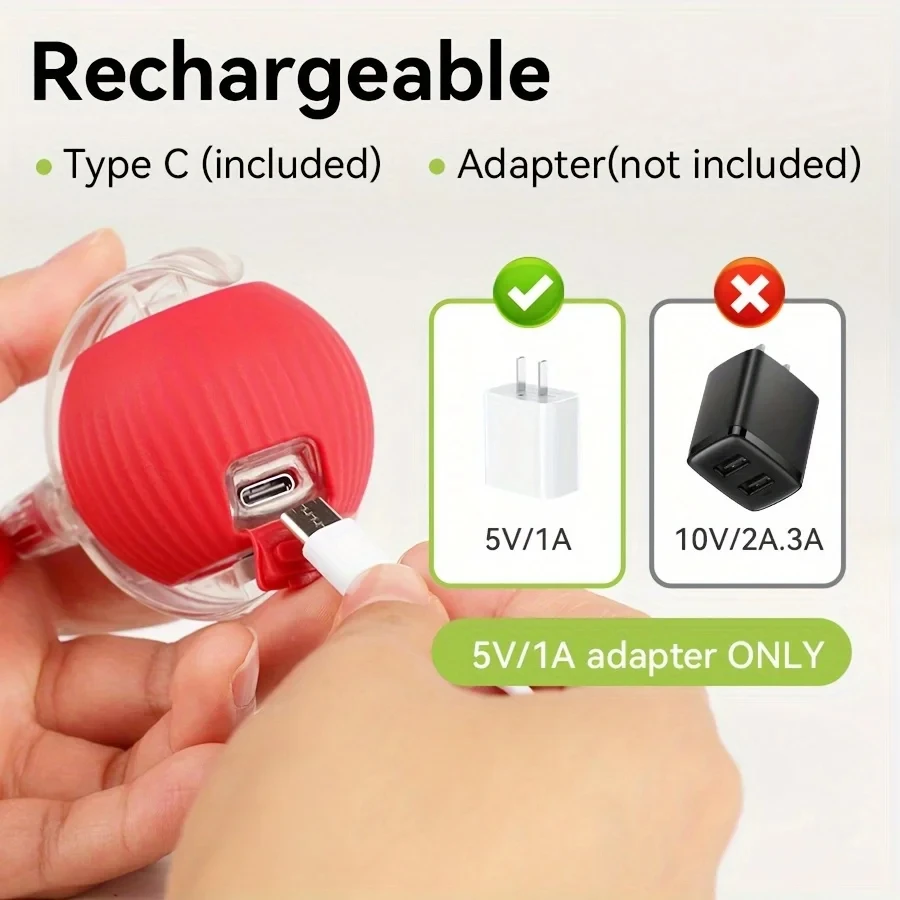 iLMH 1/2 PCS Juguete Interactivo para Gatos, Pelota Rodante Automática con Cola de Imitación, Juguete Eléctrico Inteligente Recargable para Mascotas, Imita Ratones