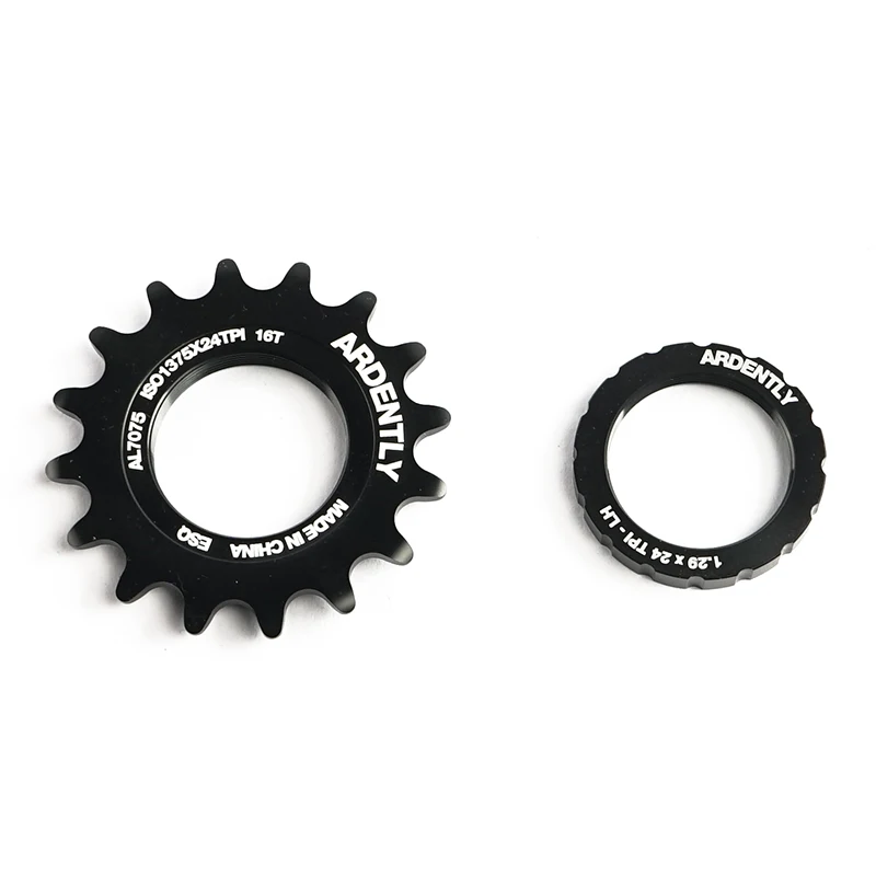 Obras de bicicleta Ardently FixedGear 13T/14T/15T/16T/17T/18T/19T/20T piñón de volante de marcha única anillo de bloqueo de bicicleta de pista Fixie