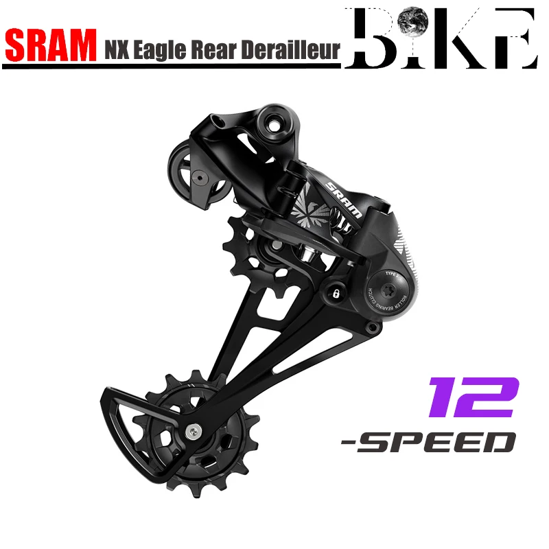 Sram-desviador trasero NX Eagle para bicicleta de montaña, accesorio de bloqueo de jaula larga tipo 3, 12 velocidades, 12V, Original, 3 X-HORIZON