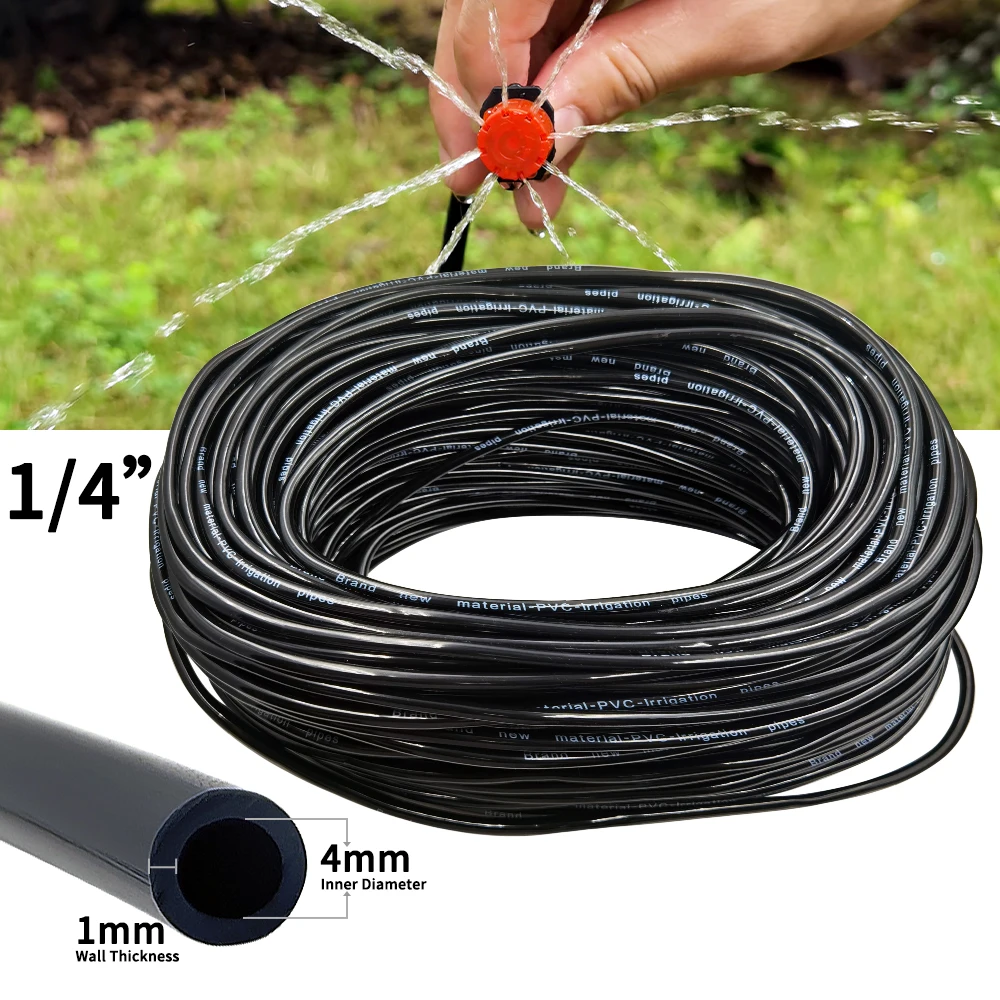 OASIS 5M-25M DIY sistema de riego por goteo riego automático manguera de jardín Micro kits de riego de jardín por goteo con goteros ajustables