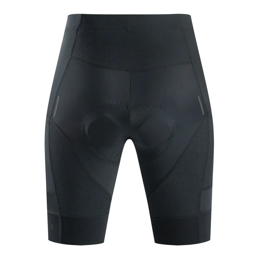 YKYW Pantalones cortos acolchados con interfaz elástica para bicicleta, pantalones cortos para ciclismo para hombre, pantalones cómodos para ciclismo de carretera, medias con 2 bolsillos