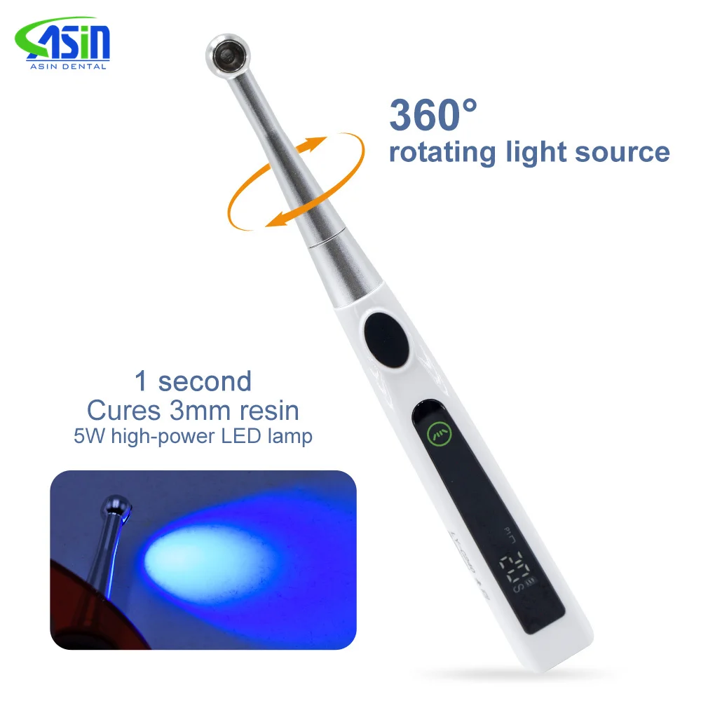 Lámpara de curado de luz Dental de fotopolímero de luz LED inalámbrica barata de 1Sec