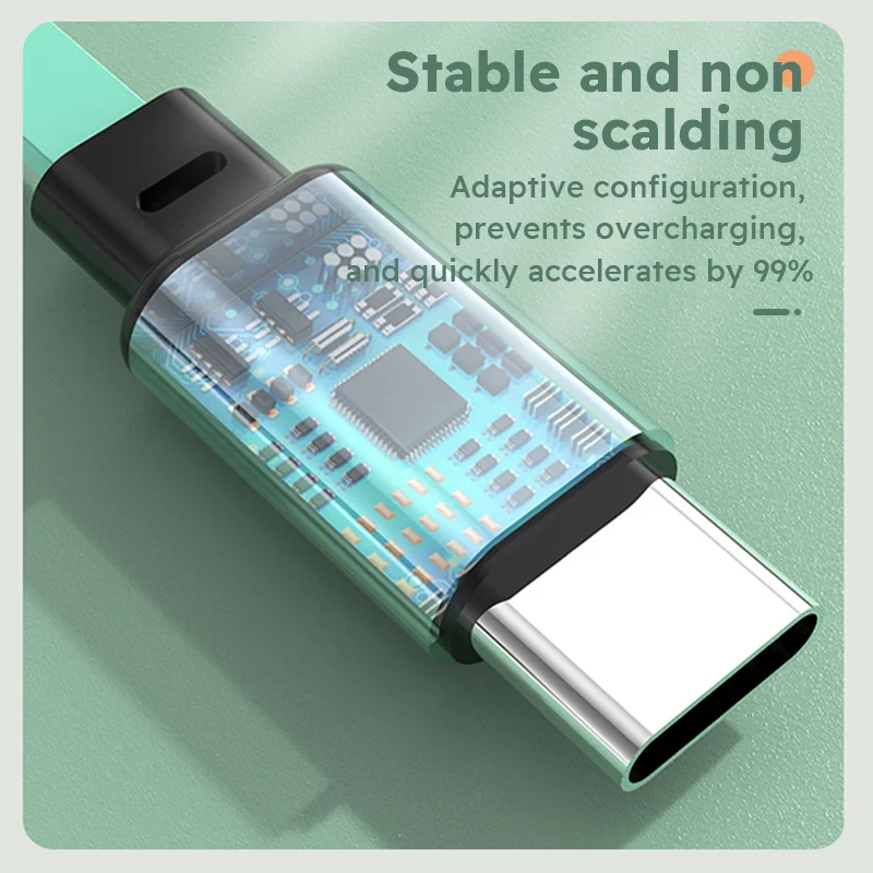 Cable USB retráctil 3 en 1, Cable de datos de carga rápida para Iphone, Samsung, Huawei, Xiaomi, Cable de carga múltiple
