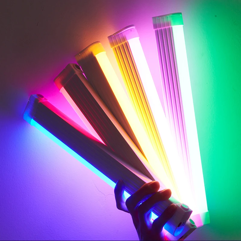 Varita de luz LED para vídeo, luz de relleno colgante de mano, lámpara de fotografía, lámpara de noche recargable, palo de luz para transmisión en vivo de Vlog