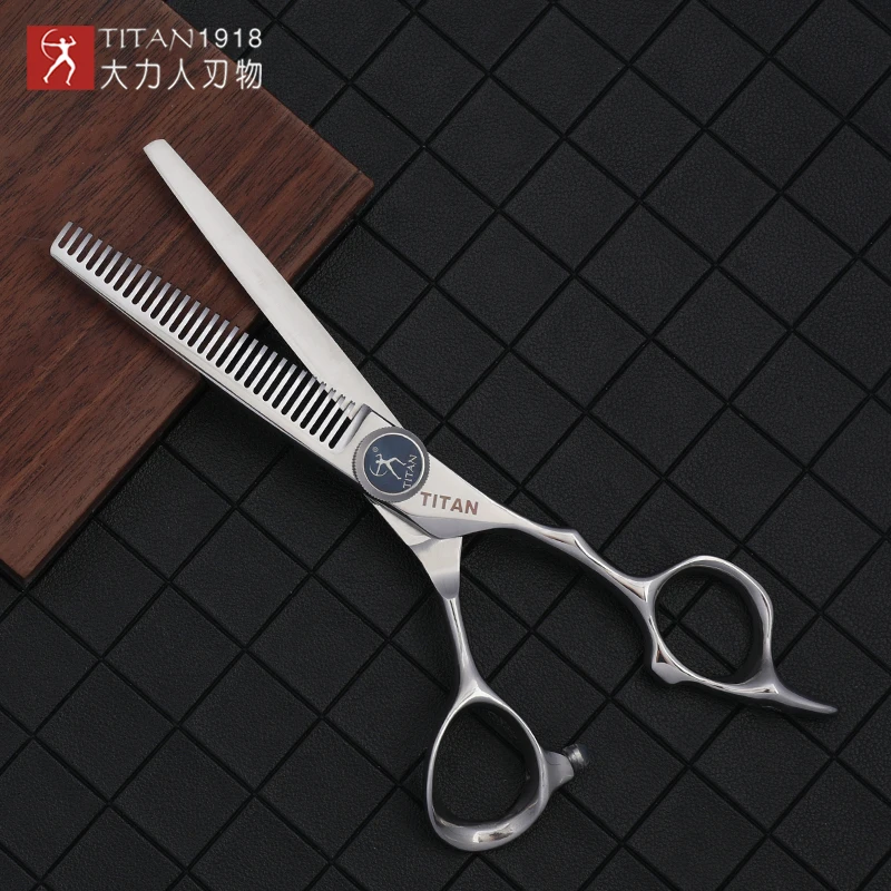 Tijeras de peluquería Titan, tijeras de peluquería profesionales, tijeras de corte y adelgazamiento, 5,5 pulgadas, 6,0 pulgadas, 6,5 pulgadas