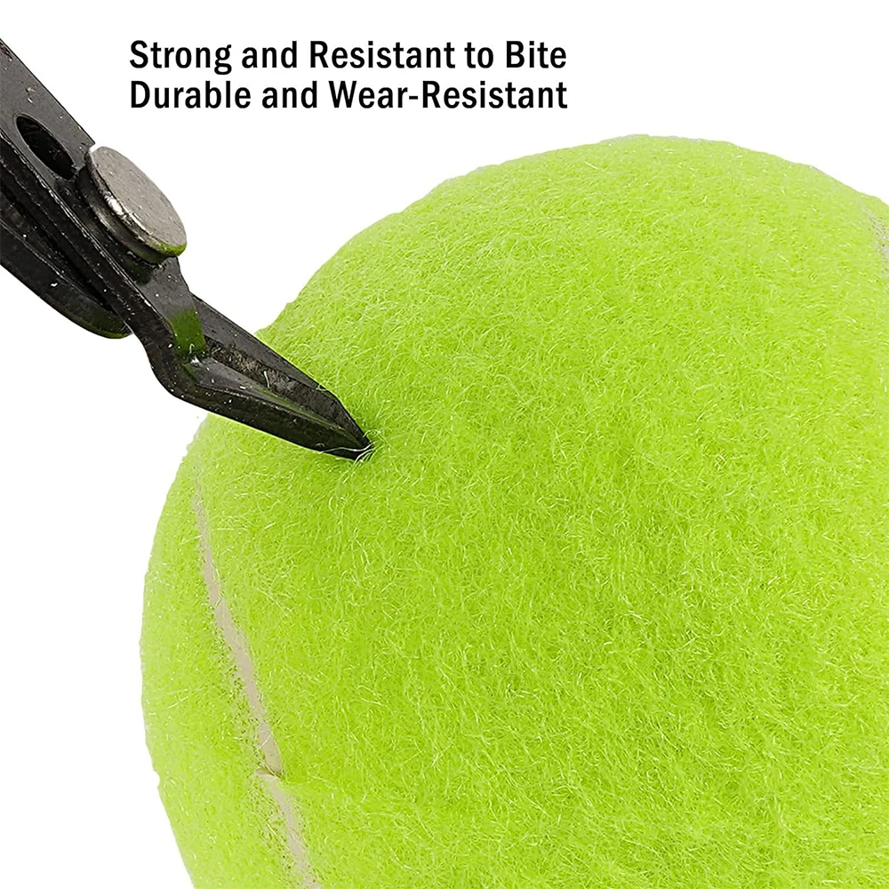 6 PCS Lanzador de Pelotas de Tenis de 5cm DogElastic Lanzador Profesional de Pelotas de Tenis Juguetes Portátiles Sólo Pelotas No Máquinas