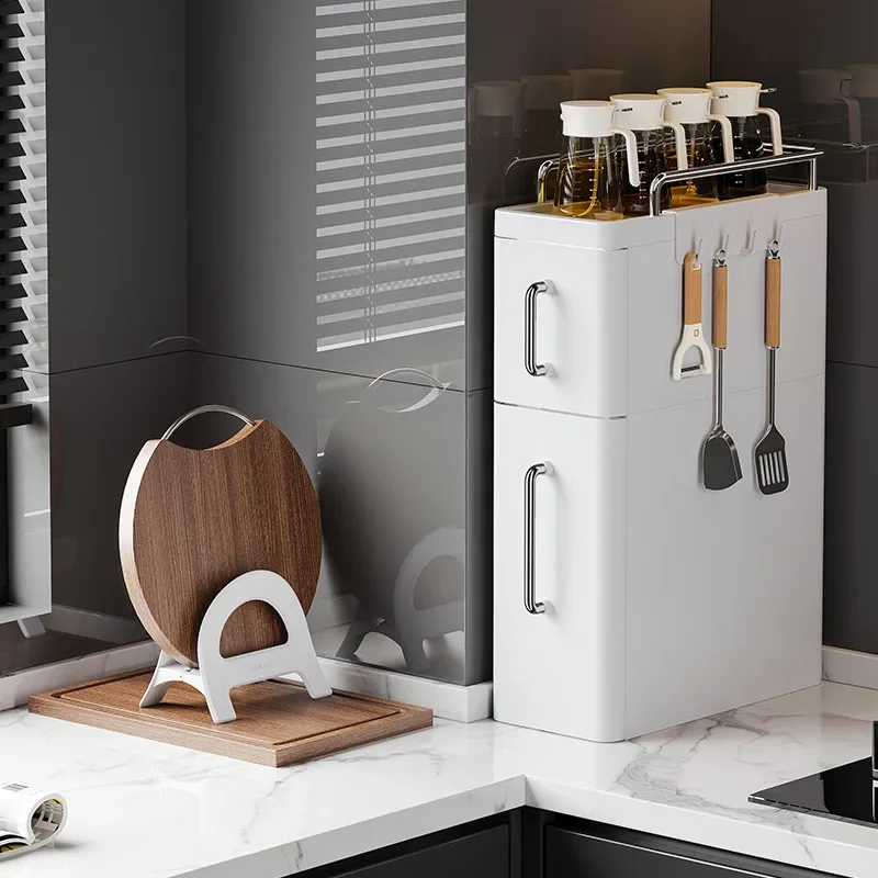 Estantes de especias de cocina de 2/3 capas, estante organizador de especias extraíble, almacenamiento multifuncional de salsa de aceite y vinagre para el hogar