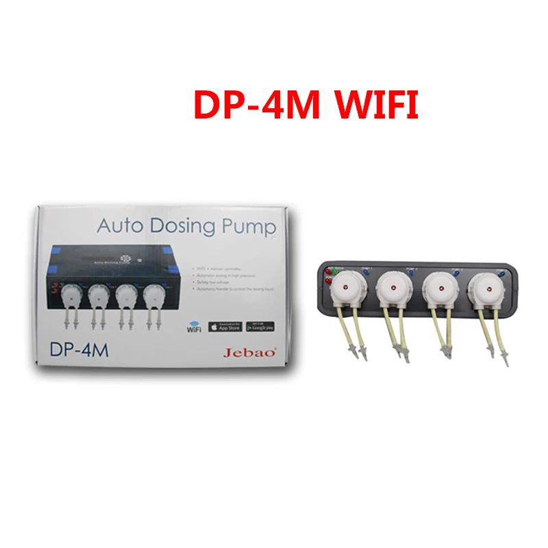 Jebao Dosificador de Agua, Bomba Automática con Filtro, 12 V, Control WiFi, 3.1 y 3.4, 3 y 9 W, Accesorio para Acuario y Arrecife Marino