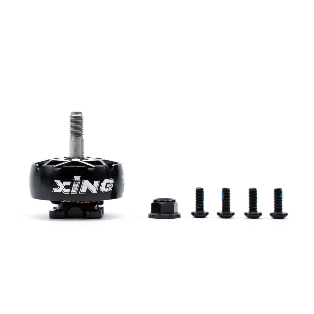 IFlight-Motor sin escobillas XING2 2506 1500KV 1850KV 6S, eje de aleación de titanio de 5mm, color negro, para Dron FPV Freestyle de 6 pulgadas