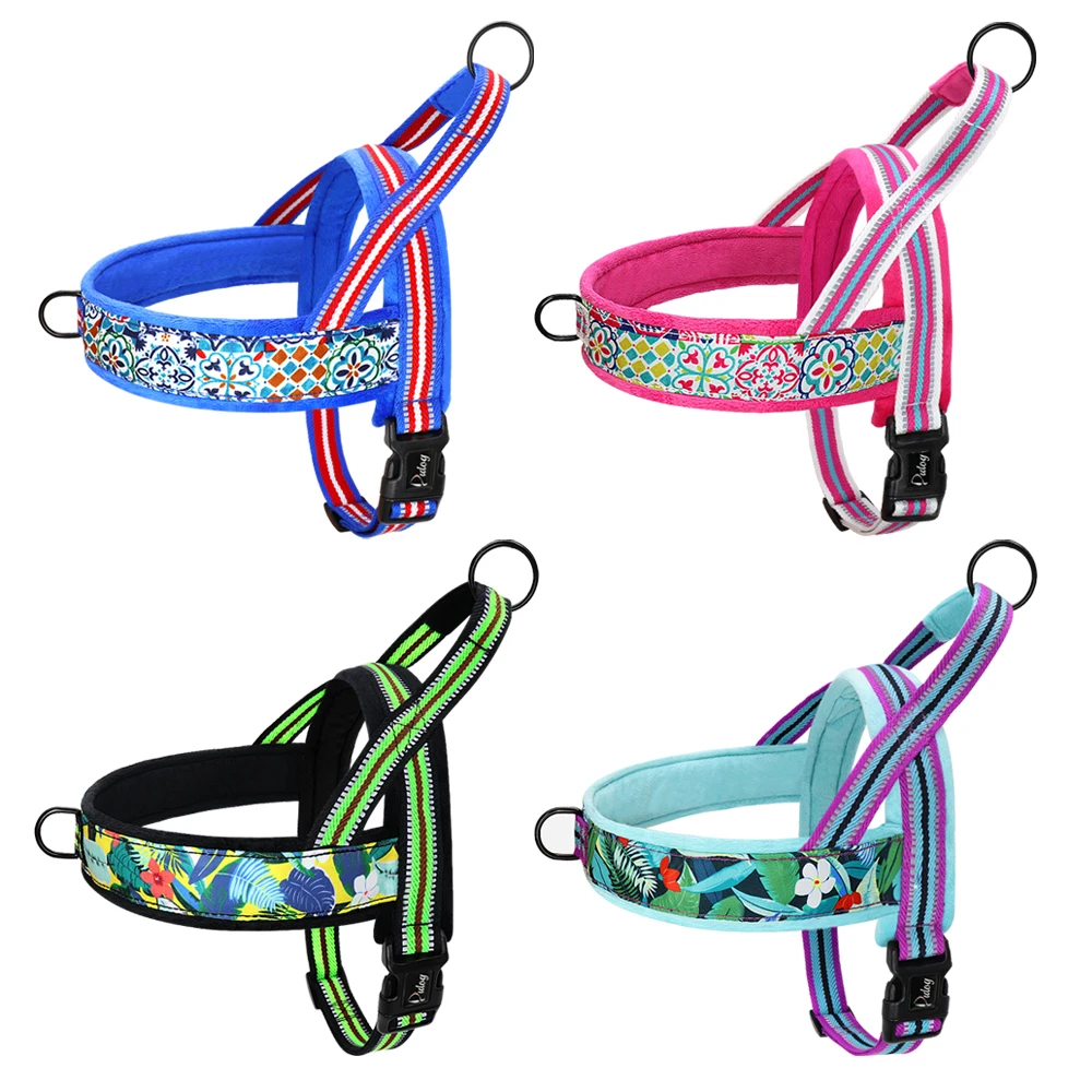 Chaleco con arnés para perros cálido, arneses de invierno para perros, arneses de entrenamiento acolchados suaves para mascotas, chalecos ajustables para perros pequeños y grandes, Bulldog Pug