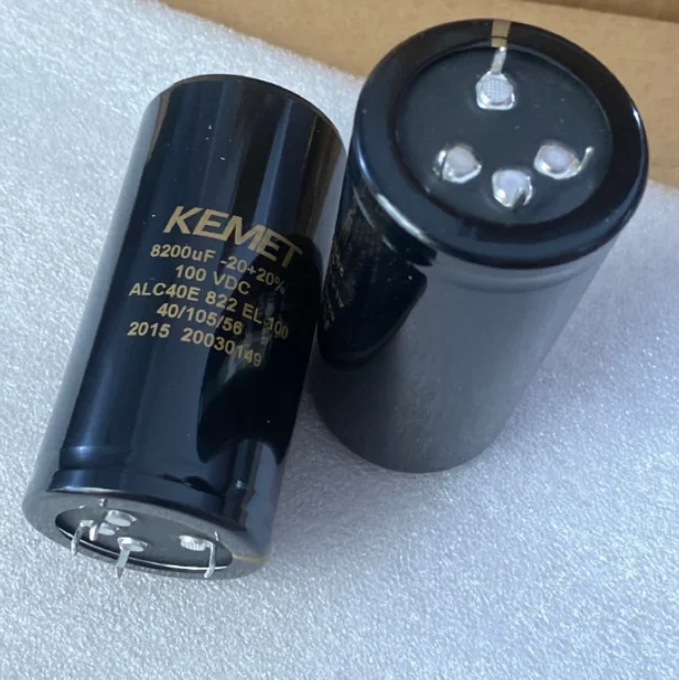 4pcs/lot Original KEMET BHC ALC40E 100V 8200UF 40X80mm A571H9822M100E audio aluminum electrolytic capacitor free shipping