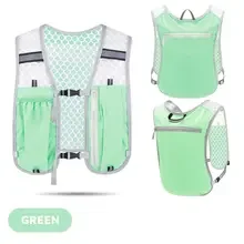 Chaleco de Hidratación Unisex para Correr, Mochila de Hidratación Transpirable Resistente al Agua para Correr, Senderismo, Ciclismo, Trail, Maratón y Deportes