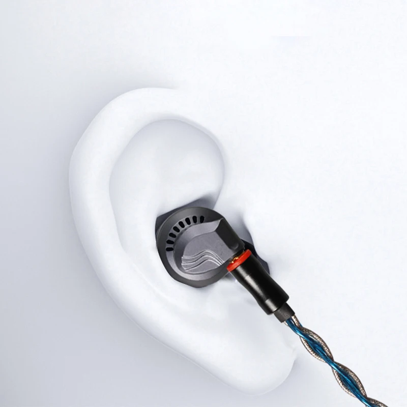Yincrow RW-3000 insignia Metal HIFI Audiophile auriculares Monitor 15mm unidad dinámica bajo DJ auricular IEM ST-10s RW-1000 RW-2000