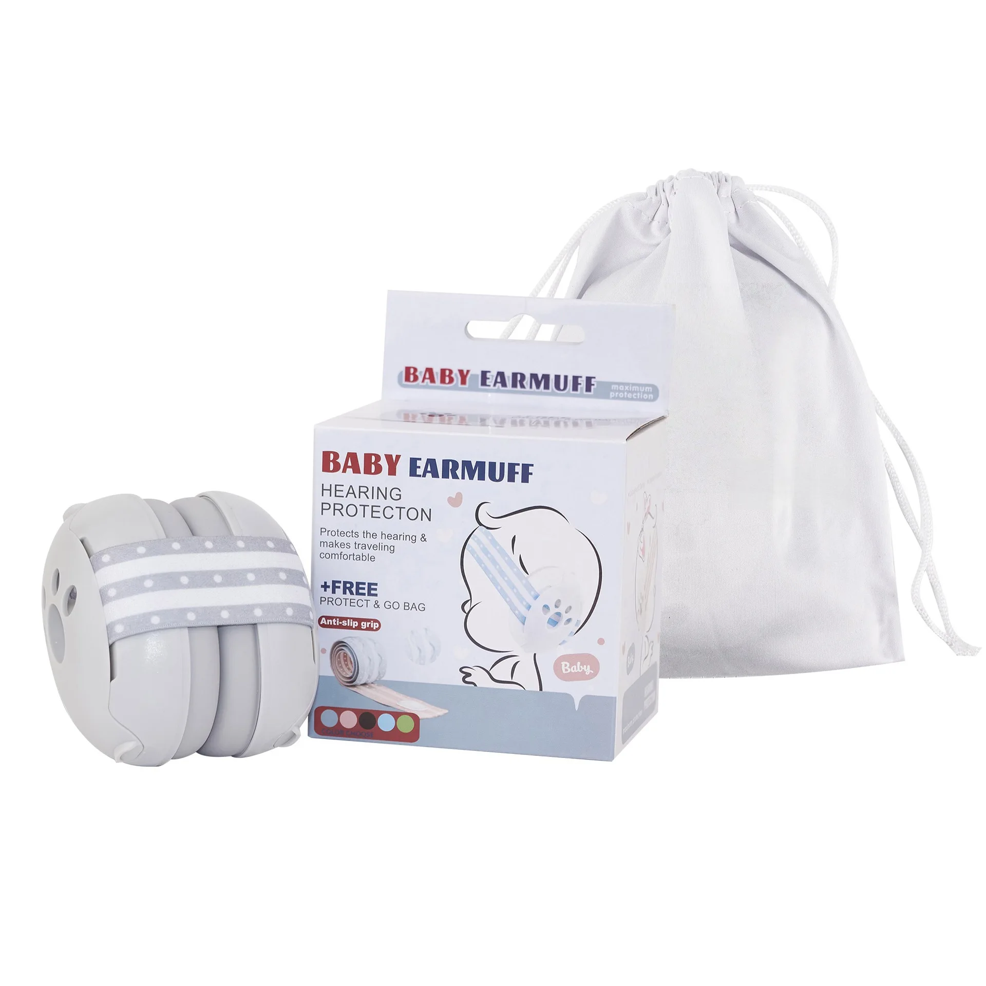 Protección auditiva para bebés y niños pequeños, orejeras con reducción de ruido, auriculares para bebés contra daños auditivos, mejoran el sueño